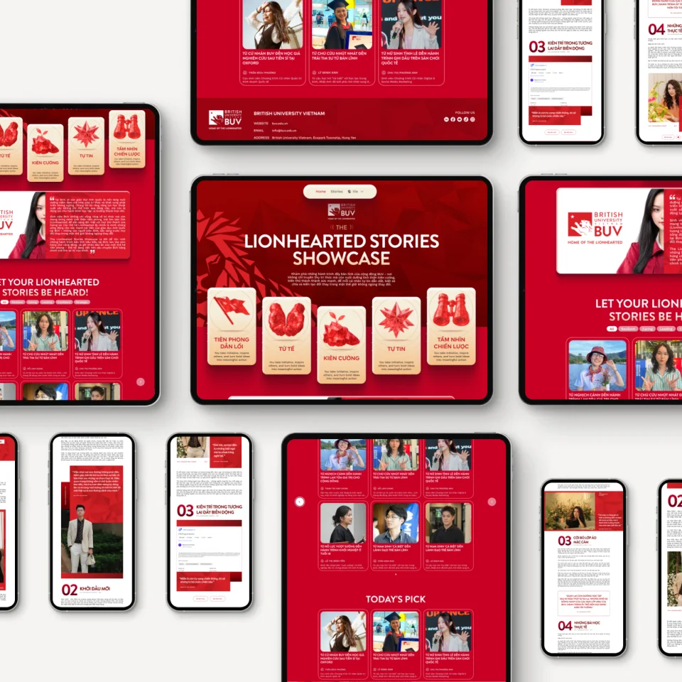BUV - Website / Visual design